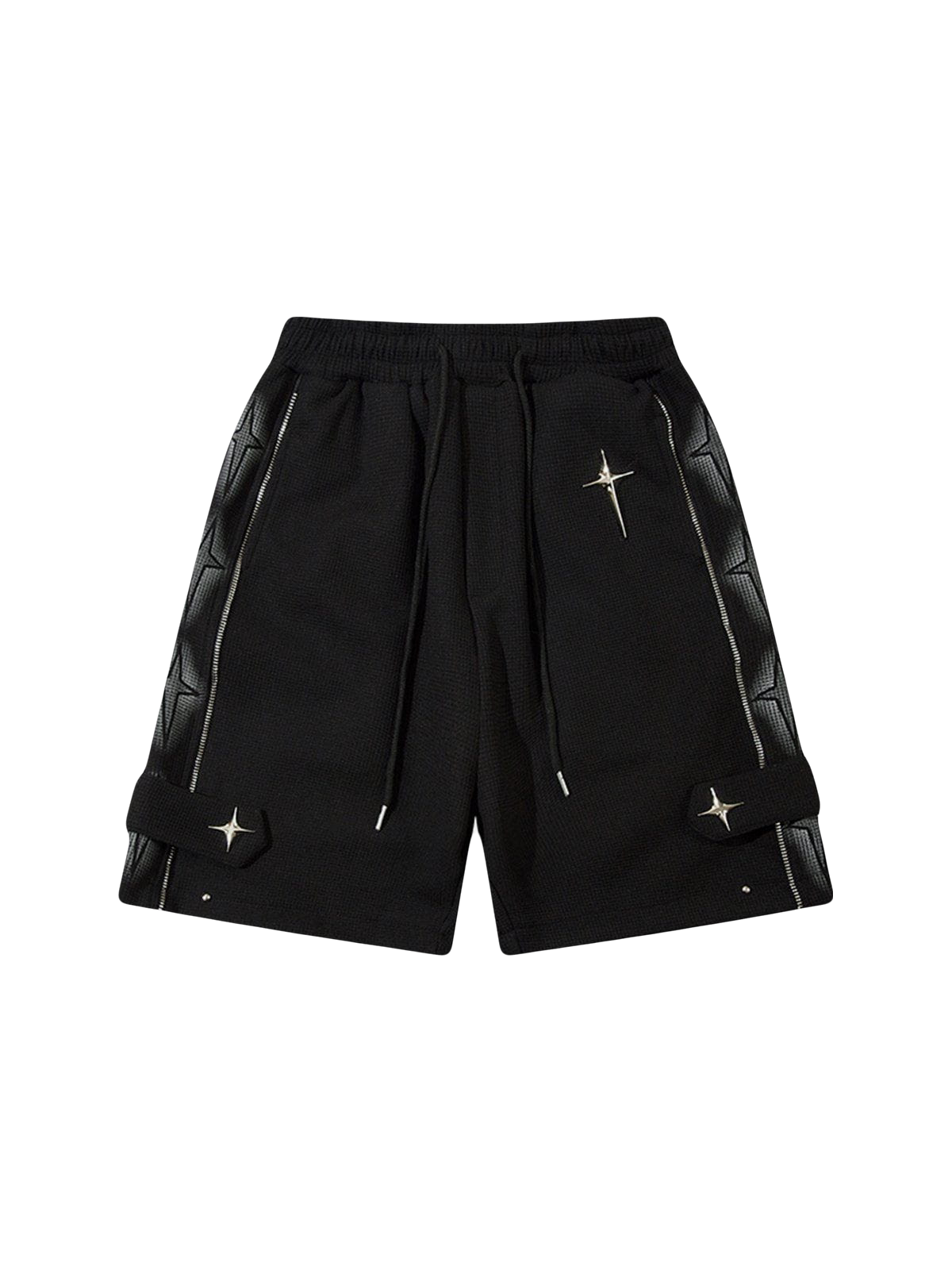 Star Zip Up Shorts