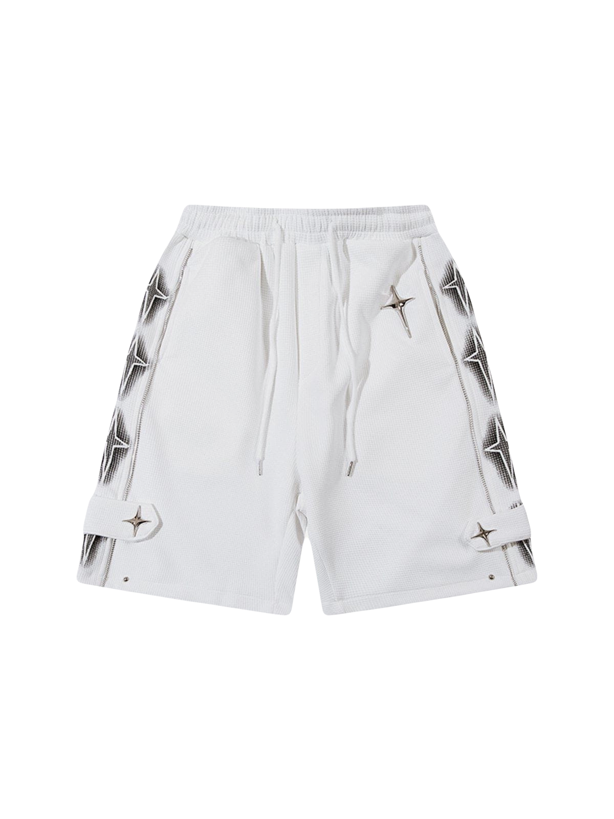 Star Zip Up Shorts