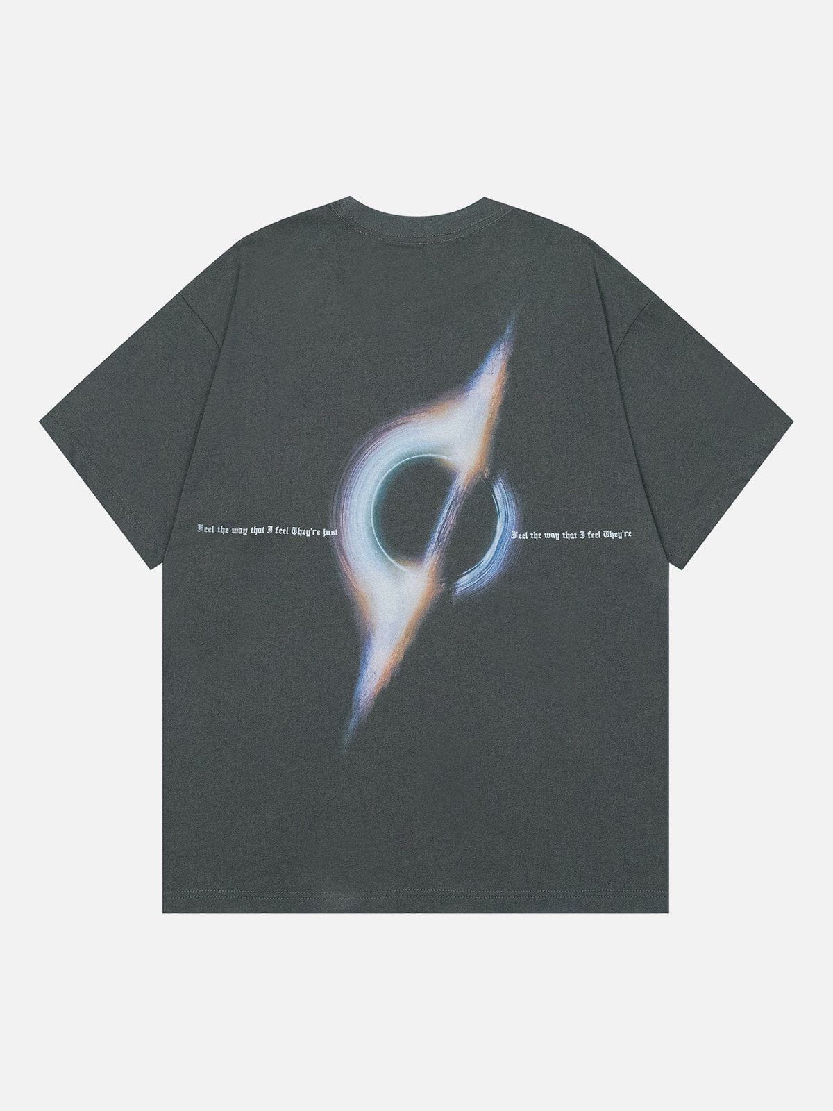 Modea  Black Hole Print T-Shirt