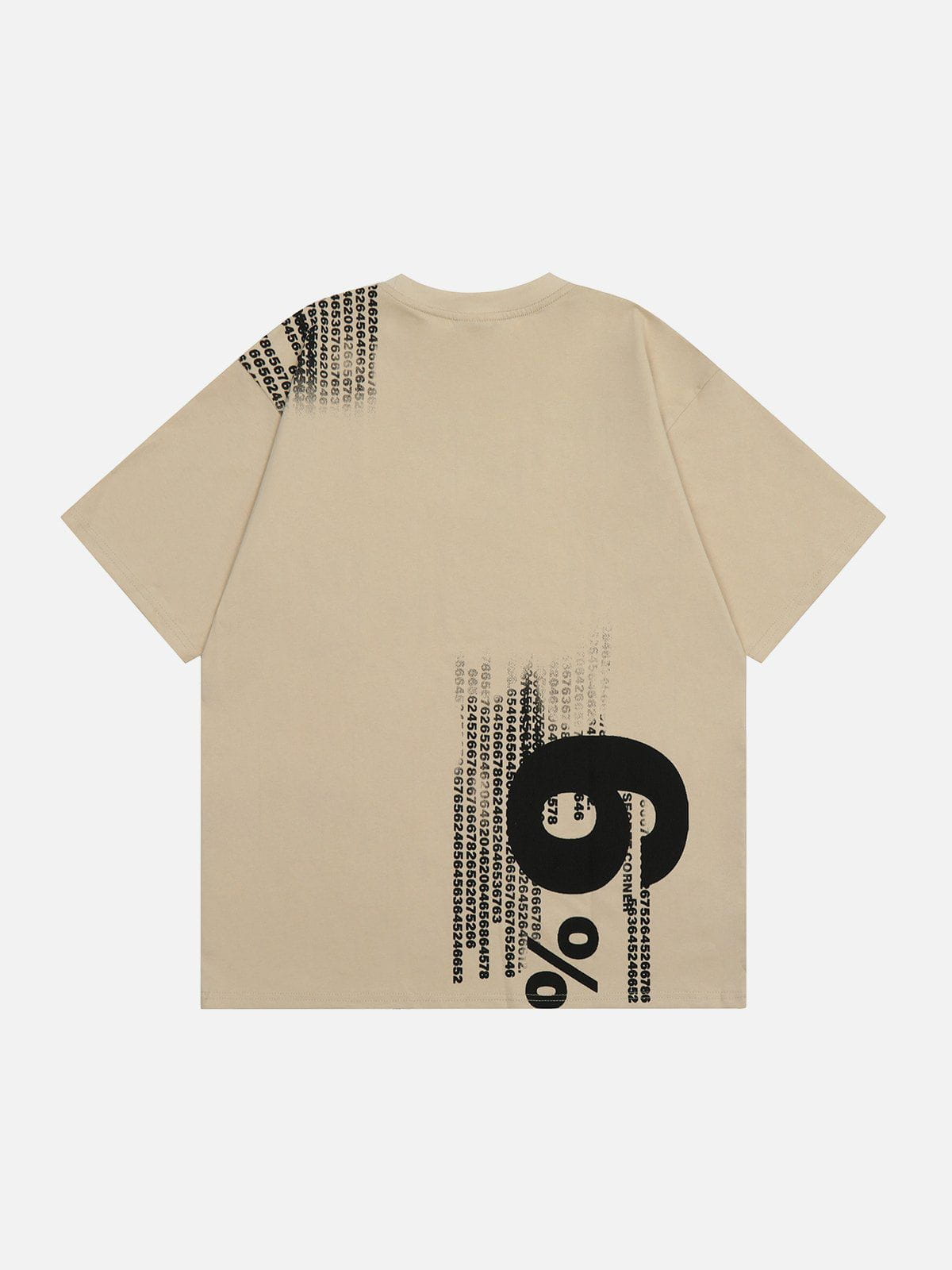 6% Letter Graphic T-Shirt