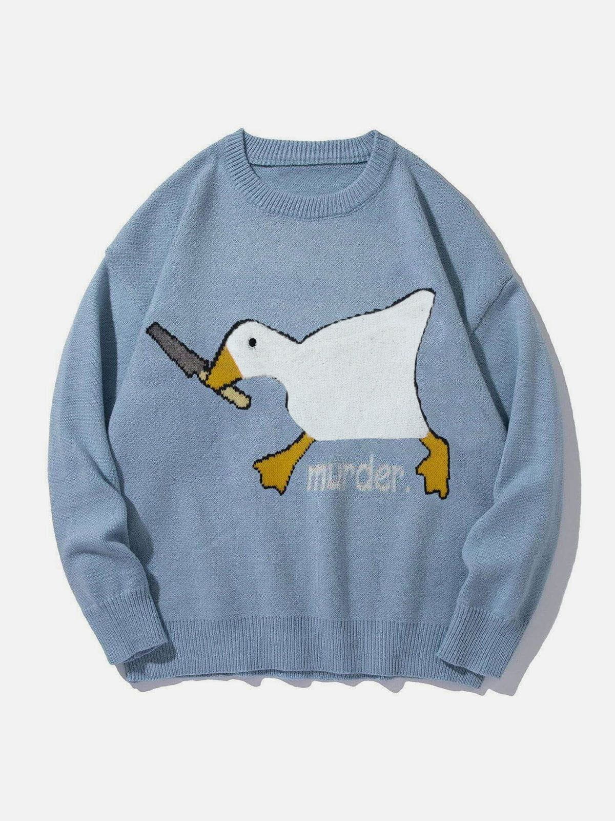 Modea Strickpullover mit süßem Murder Goose-Muster