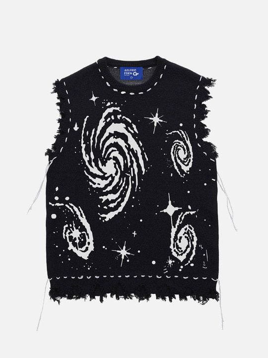 Modea  Starry Night Swirl Graphic Pullover Weste