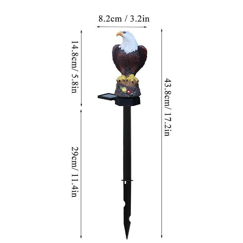 SunOwl™ | dekorative Solar-Gartenlampe