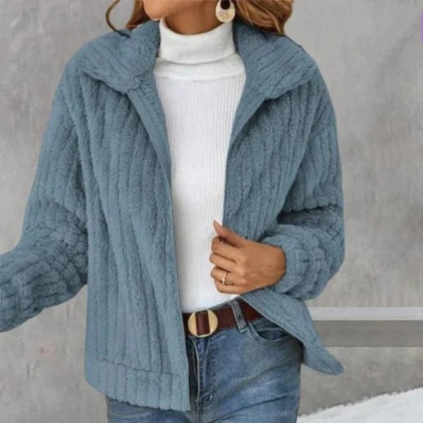 Lara™ Lässige Plüsch Strickjacke